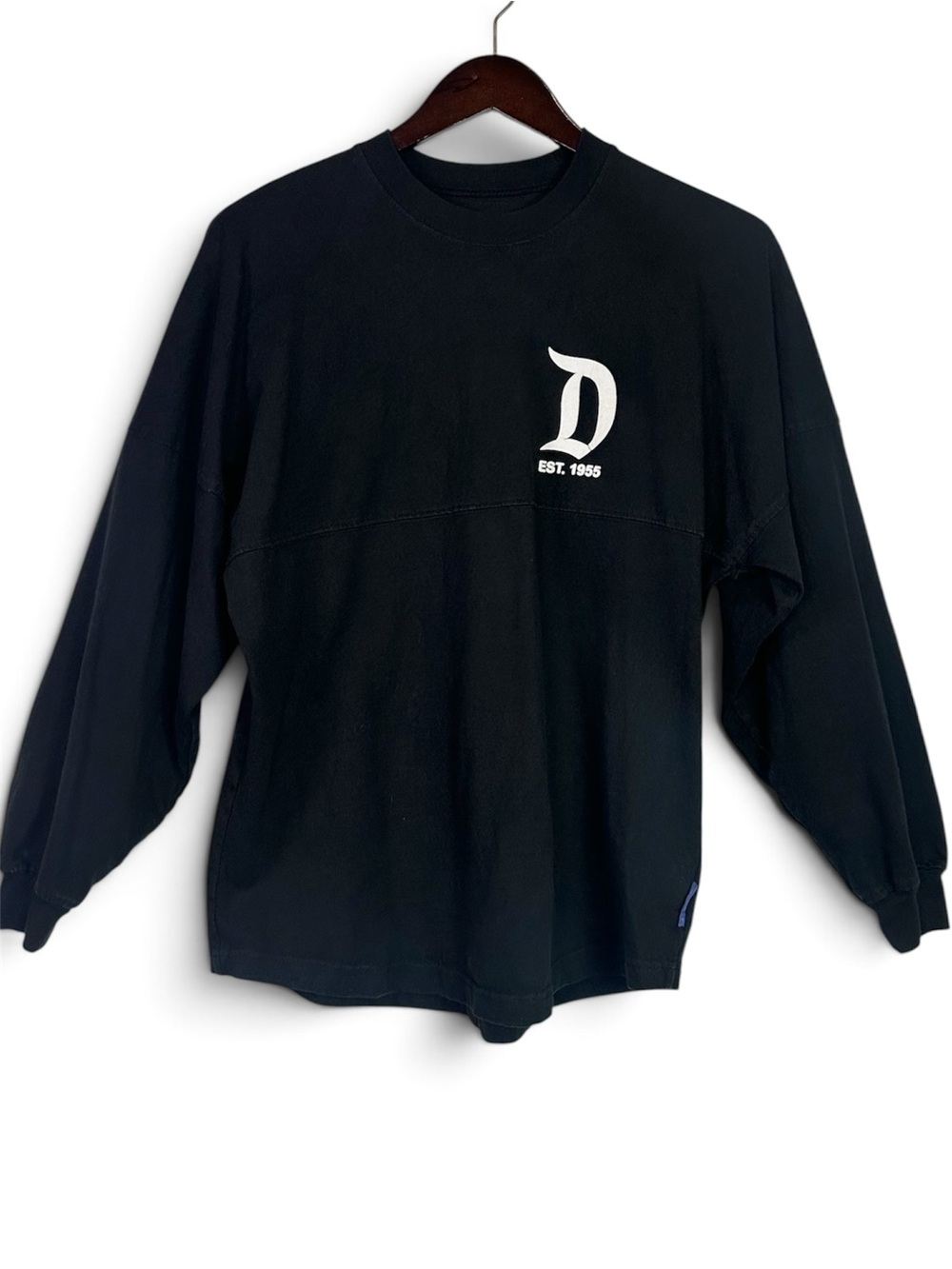 Disneyland Parks Resort Classic Cotton Relaxed Fit Spirt Jersey Black Size XS